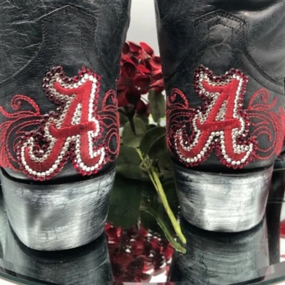 NWT Women's Alabama Crimson Tide Gameday Cowboy Boots - Picture 7 of 11